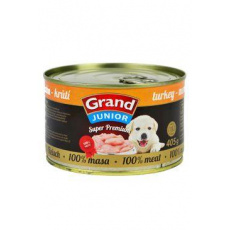 GRAND konz. Superpremium pes Junior krůtí 405g GRAND konz. Superpremium pes Junior krůtí 405g