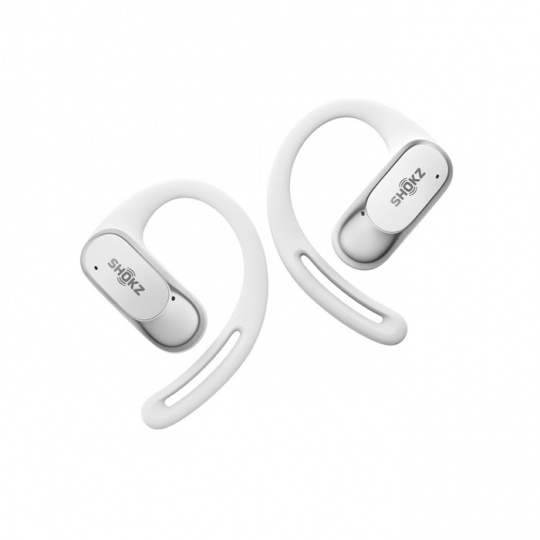 SHOKZ OpenFit Air, weiss Sluchátka s mikrofonem Bezdrátový Za ucho Volání / hudba / sport / volný čas Bluetooth Bílá