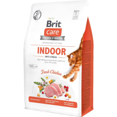 BRIT Care Grain-Free Adult Indoor Anti-Stress  - suché krmivo pro kočky - 2 kg