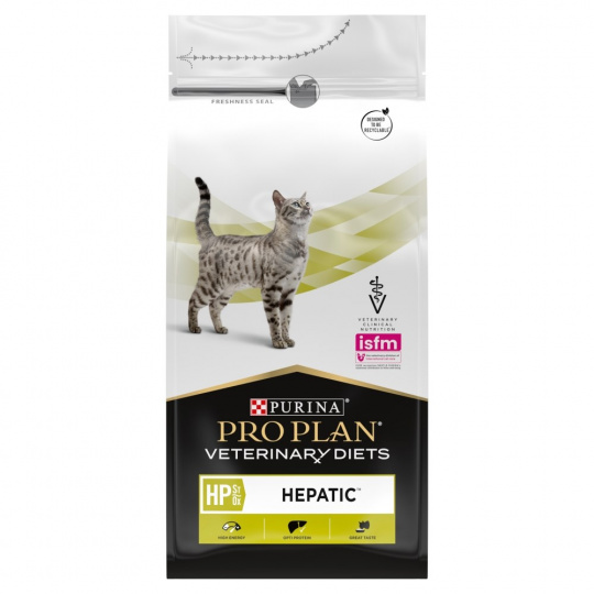 PURINA Pro Plan Veterinary Diets HP St/Ox Hepatic - suché krmivo pro kočky - 1,5kg