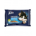 Nestlé FELIX Fantastic cat Multipack losos&platesa želé kapsička 4x85 g