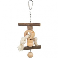 Natural Living - přírodní hračka pro ptáky 20 cm Natural Living - přírodní hračka pro ptáky 20 cm