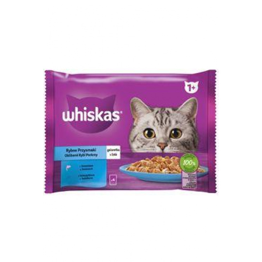 Whiskas kapsa Core rybí výběr v želé 4x85g