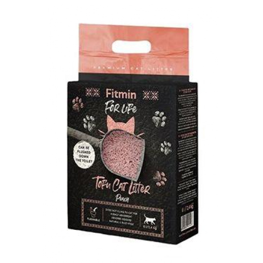 Podestýlka Fitmin For Life cat Tofu Broskev 2,4kg/6l