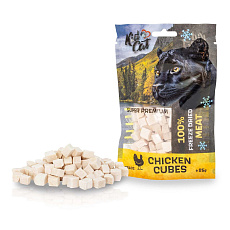 KIDCAT SUPER PREMIUM 100% freeze dried CHICKEN CUBES - kuracie mäso sušené mrazom, 25 g