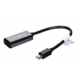 Lanberg AD-0005-BK adaptér k video kabelům 0,2 m Mini DisplayPort HDMI Typ A (standardní) Černá