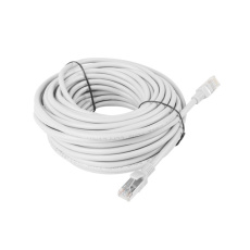 LANBERG PATCHCORD RJ45, KAT. 5E, UTP, 15M, ŠEDÁ