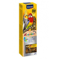 Vitakraft Bird Kräcker Korela/Parrot moulting tyč 2ks Vitakraft Bird Kräcker Korela/Parrot moulting tyč 2ks