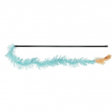 Udička s plyšovým ocasem a peřím 48 cm Udička s plyšovým ocasem a peřím 48 cm