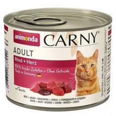 ANIMONDA konzerva CARNY Adult - hovězí, srdce 200g ANIMONDA konzerva CARNY Adult - hovězí, srdce 200g
