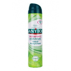 SANYTOL dezinfekční osvěž.vzduchu s menthol vůní 300ml SANYTOL dezinfekční osvěž.vzduchu s menthol vůní 300ml
