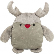 Xmas REINDEER - vánoční plyšový sob bez zvuku, 30 cm, látka/plyš Xmas REINDEER - vánoční plyšový sob bez zvuku, 30 cm, látka/plyš