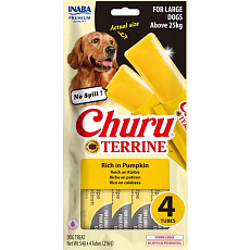 Pamlsok Inaba Churu Terrine dog tekvica 4 x 54 g