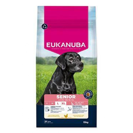 Eukanuba Dog Senior Large rich in fresh Chicken 15kg Eukanuba Dog Senior Large rich in fresh Chicken 15kg
