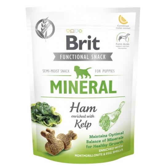 BRIT Functional Snack Mineral Ham  - pochoutka pro psy - 150g