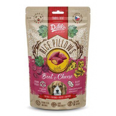 Dafiko plněné polštářky pro psy řepa/sýr 80g Dafiko plněné polštářky pro psy řepa/sýr 80g