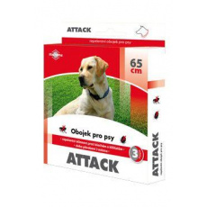 Attack obojek antiparazitární pes 65cm Attack obojek antiparazitární pes 65cm