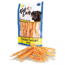 KIDDOG kuřecí prsa ve spirále 80 g KIDDOG kuřecí prsa ve spirále 80 g