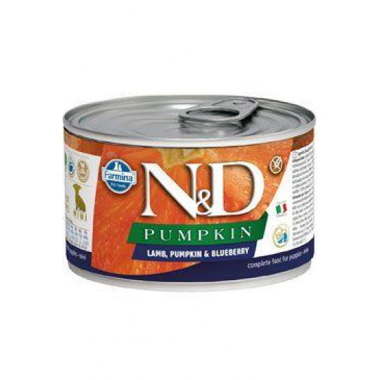 N&D DOG PUMPKIN Puppy Lamb & Blueberry Mini 140g N&D DOG PUMPKIN Puppy Lamb & Blueberry Mini 140g
