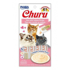 Pamlsek Inaba Churu Pyré cat Tuniak s lososom 4 tuby 56 g Pamlsek Inaba Churu Pyré cat Tuniak s lososom 4 tuby 56 g