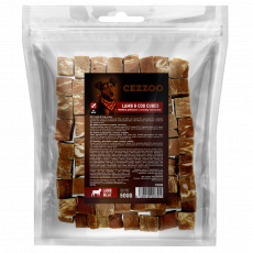 CEZZOO SNACK Jehněčí & Tresčí kostky 500g CEZZOO SNACK Jehněčí & Tresčí kostky 500g