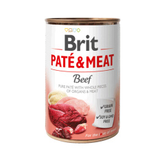 BRIT Paté & Meat s hovězím masem - 400g