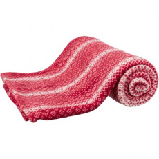 Vánoční deka LUMI červeno-bílá, 150x100cm Vánoční deka LUMI červeno-bílá, 150x100cm