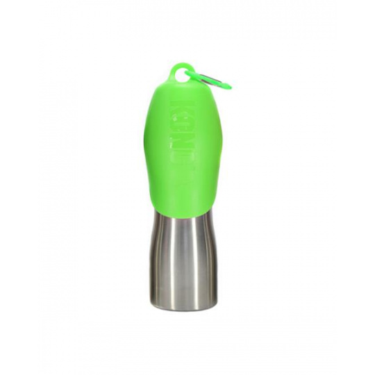 Fľaša na vodu nerezová pre psa, zelená KONG H2O (740ml/25oz) Stainless Steel Bottle Green