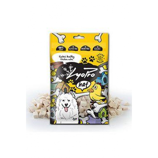 Lyopro Dog poch. mrazem sušené Kuřecí kostky 50g