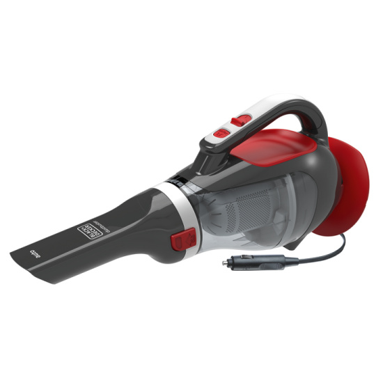 Black & Decker ADV1200 ruční vysavač Šedá, Červená Bezsáčkové