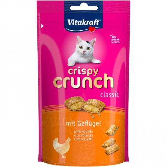 VITAKRAFT Crispy Crunch Poultry - pamlsek pro kočky - 60g