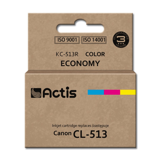 Actis Inkoust KC-513R (náhrada za Canon CL-513; standardní; 15 ml; barevný)