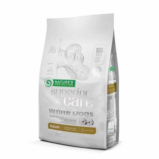 Natures P Superior care white dog adult lamb small&mini 1,5 kg