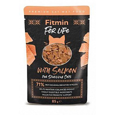 Fitmin FL cat kapsa Sterilized Lososová 85g
