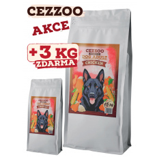 CEZZOO Premium Dog Adult 15kg +3kg