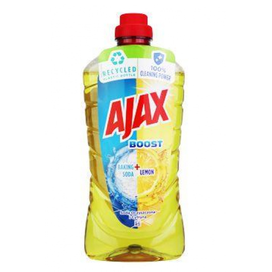 Čistič pro domácnost Ajax Boost soda a Lemon tekutý 1l