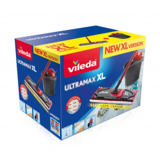 Vileda Ultramax XL Box mop Suché a mokré Mikrovlákno Černá, Červená