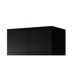 Šatní skříň PAFOS 2D BASE 90x55,5x45 Černá matná