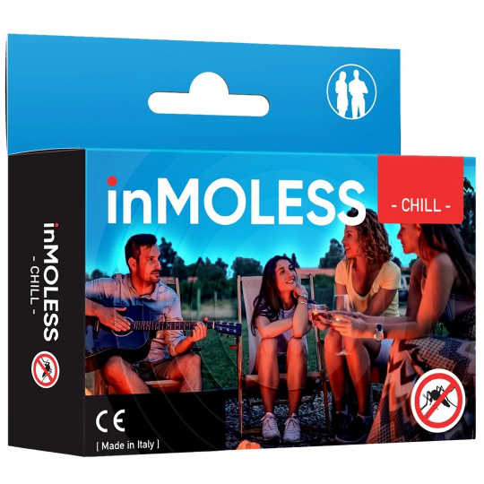 InMOLESS Chill Přenosný ultrazvukový odpuzovač komárů - Black