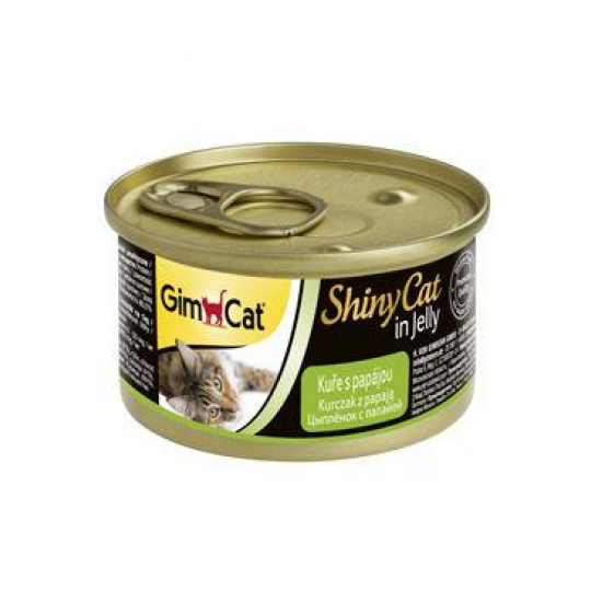 GimCat ShinyCat konz. kuře&papája 70g GimCat ShinyCat konz. kuře&papája 70g