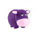 Fialová kravička se zvukem 9 cm, latex, HipHop Dog