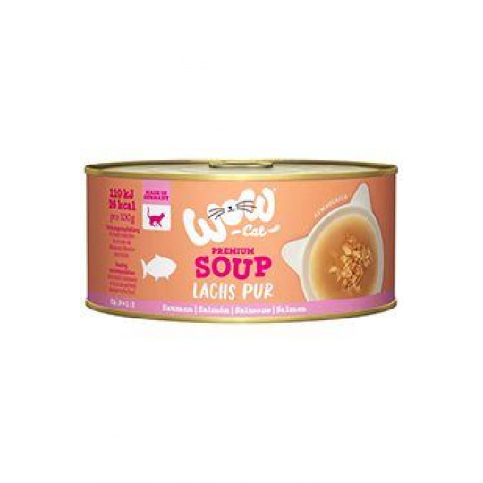 WOW Cat konz. Adult Soup lososová polévka 70g