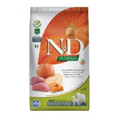 N&D Pumpkin DOG Adult M/L Boar & Apple 2x12kg