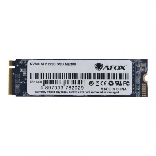 AFOX ME300-256GN SSD disk M.2 256 GB PCI Express 3.0 3D NAND NVMe