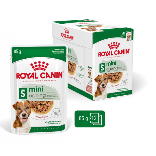 ROYAL CANIN Mini Ageing 12+ - mokré krmivo pro psy -  12 x 85g