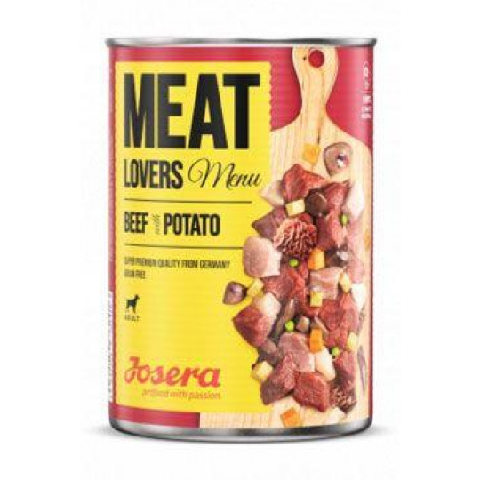 Josera konzerva Dog Meat Lovers  Beef with Potato  400 g