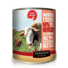 Topstein Masíčko v plechu - hovězí 800g Topstein Masíčko v plechu - hovězí 800g