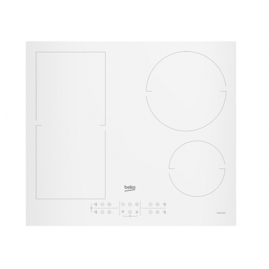 Beko HII64200FMTW varná deska Bílá Vestavěné 60 cm Indukční varná deska se zónami 4 zóna/zón