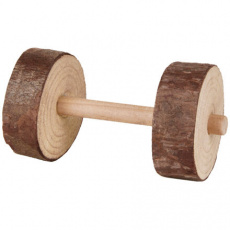Dřevěné činky pro hlodavce 4,5x9 cm (2 ks) Dřevěné činky pro hlodavce 4,5x9 cm (2 ks)