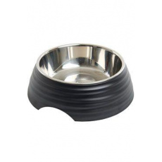Miska melamin Frosted Ripple Bowl 700ml černá BUSTER Miska melamin Frosted Ripple Bowl 700ml černá BUSTER